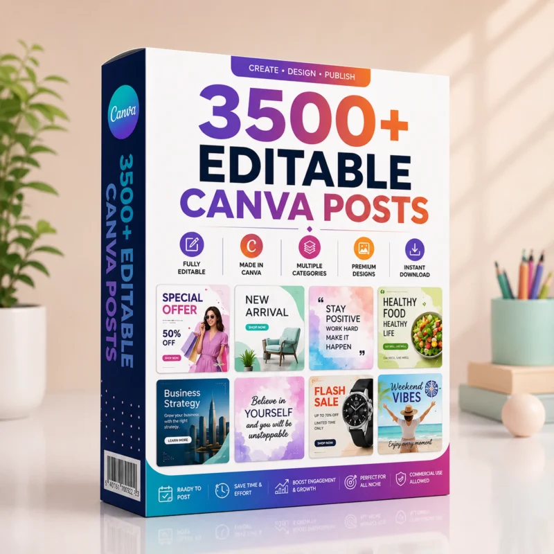 3500+ Editable Canva Posts