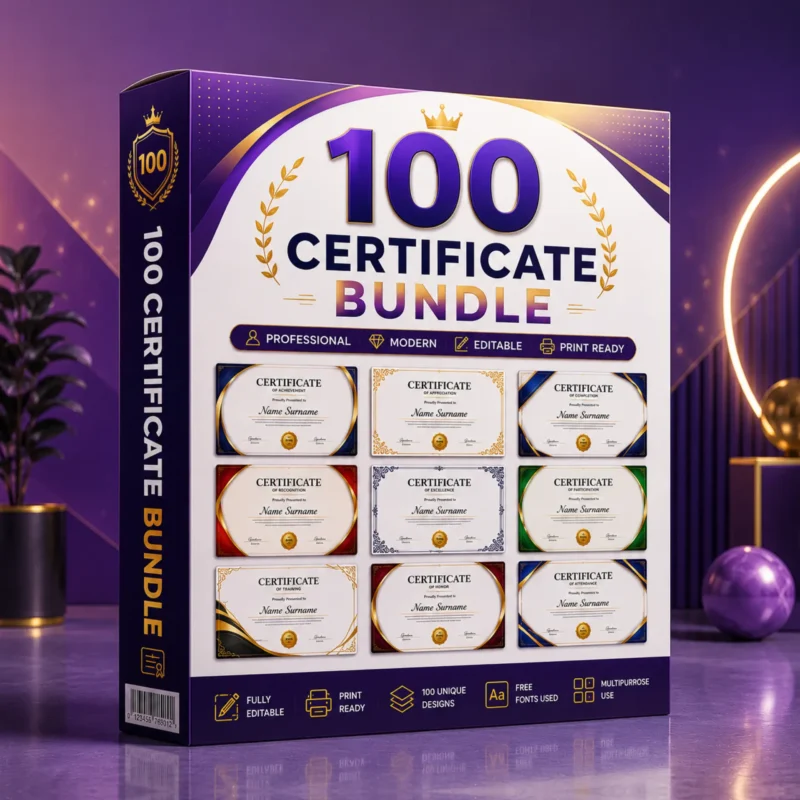 100 Certificate Bundle