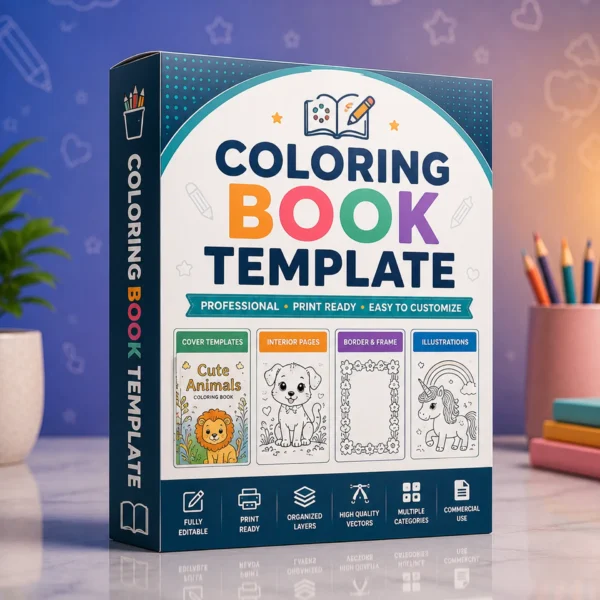 Coloring Book Template