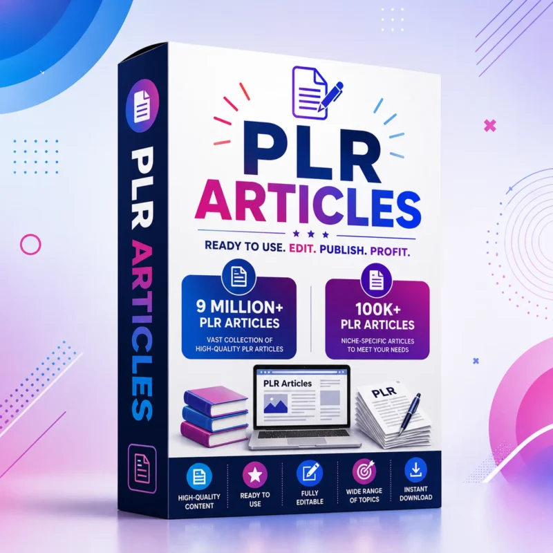 9 Million+ PLR Articles
