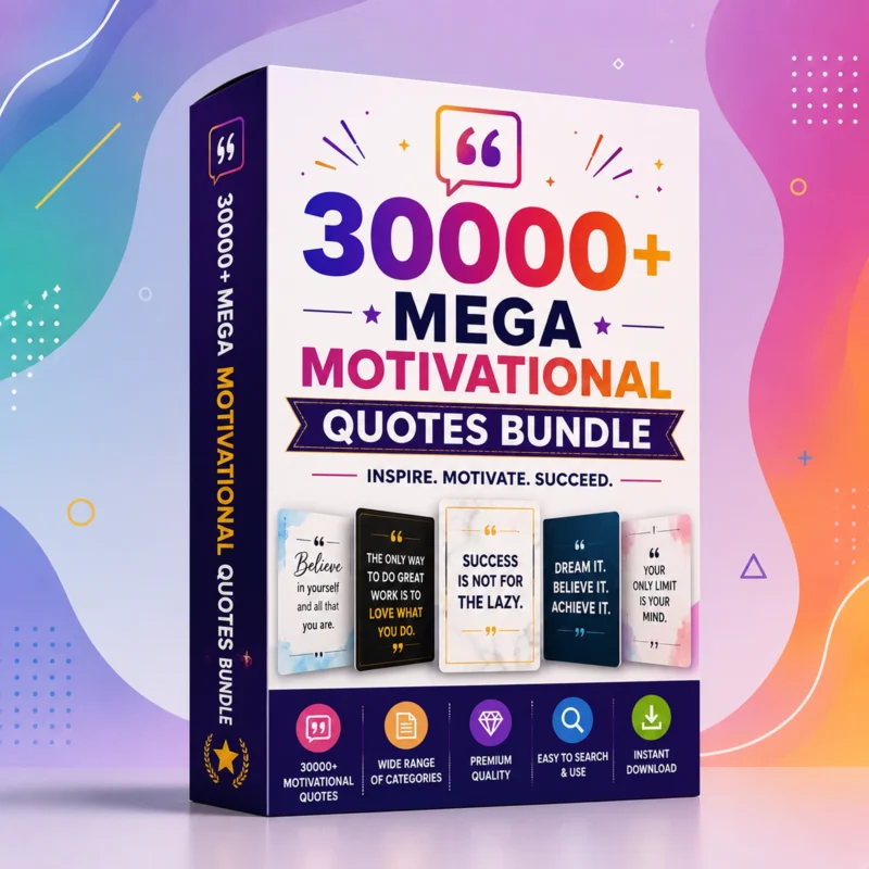 30000+ Mega Motivational Quotes Bundle
